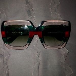 Authentic Gucci Oversized Square Sunglasses